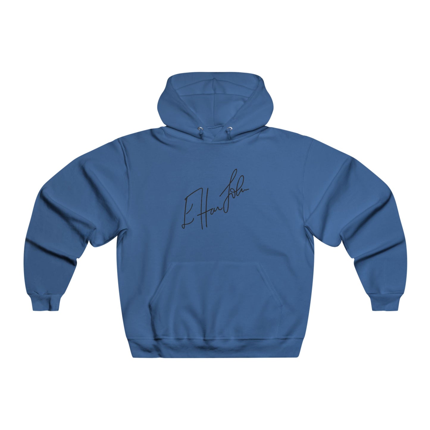 Rainbow Hat Illustration Men's NUBLEND® Hooded Sweatshirt - snazzymerch