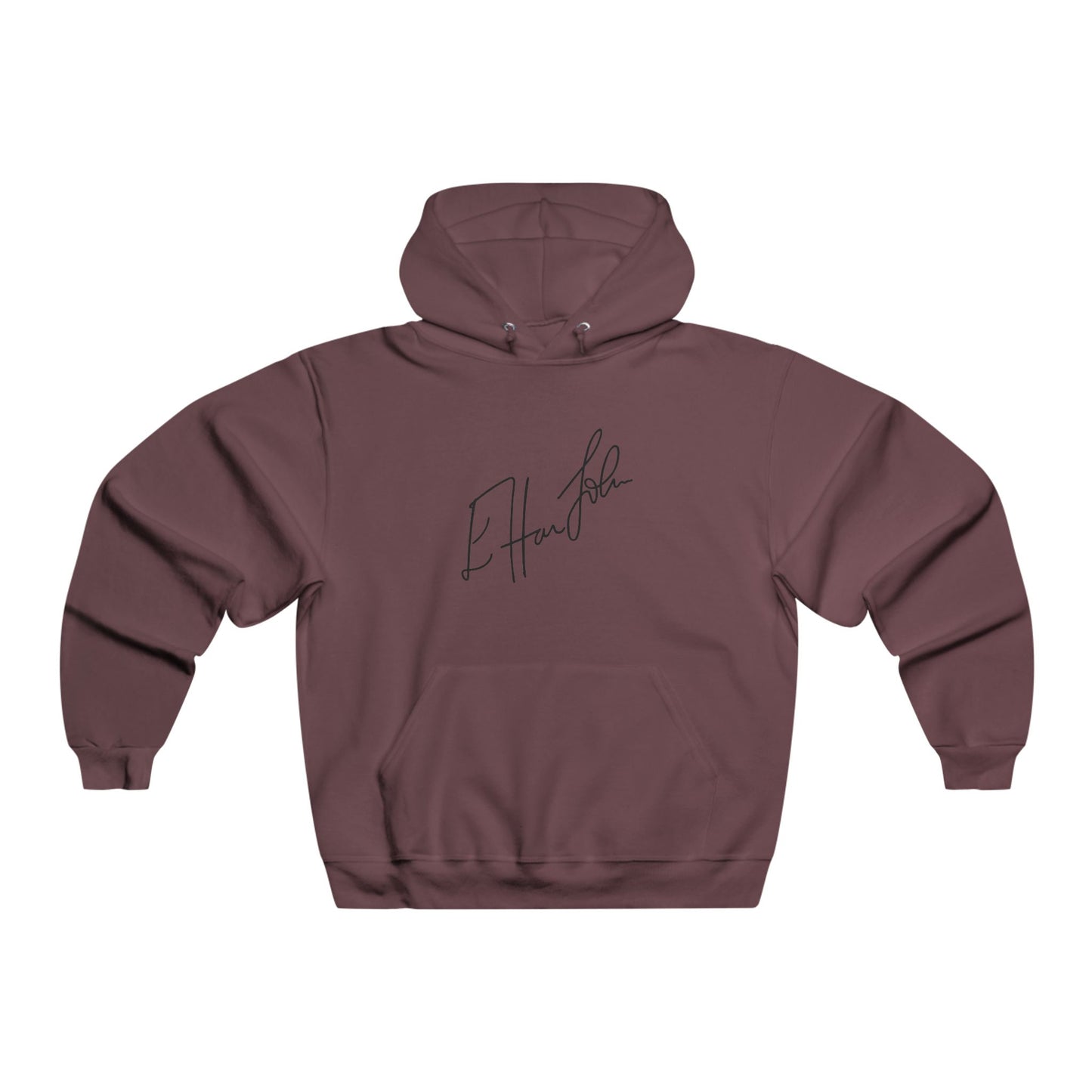 Rainbow Hat Illustration Men's NUBLEND® Hooded Sweatshirt - snazzymerch