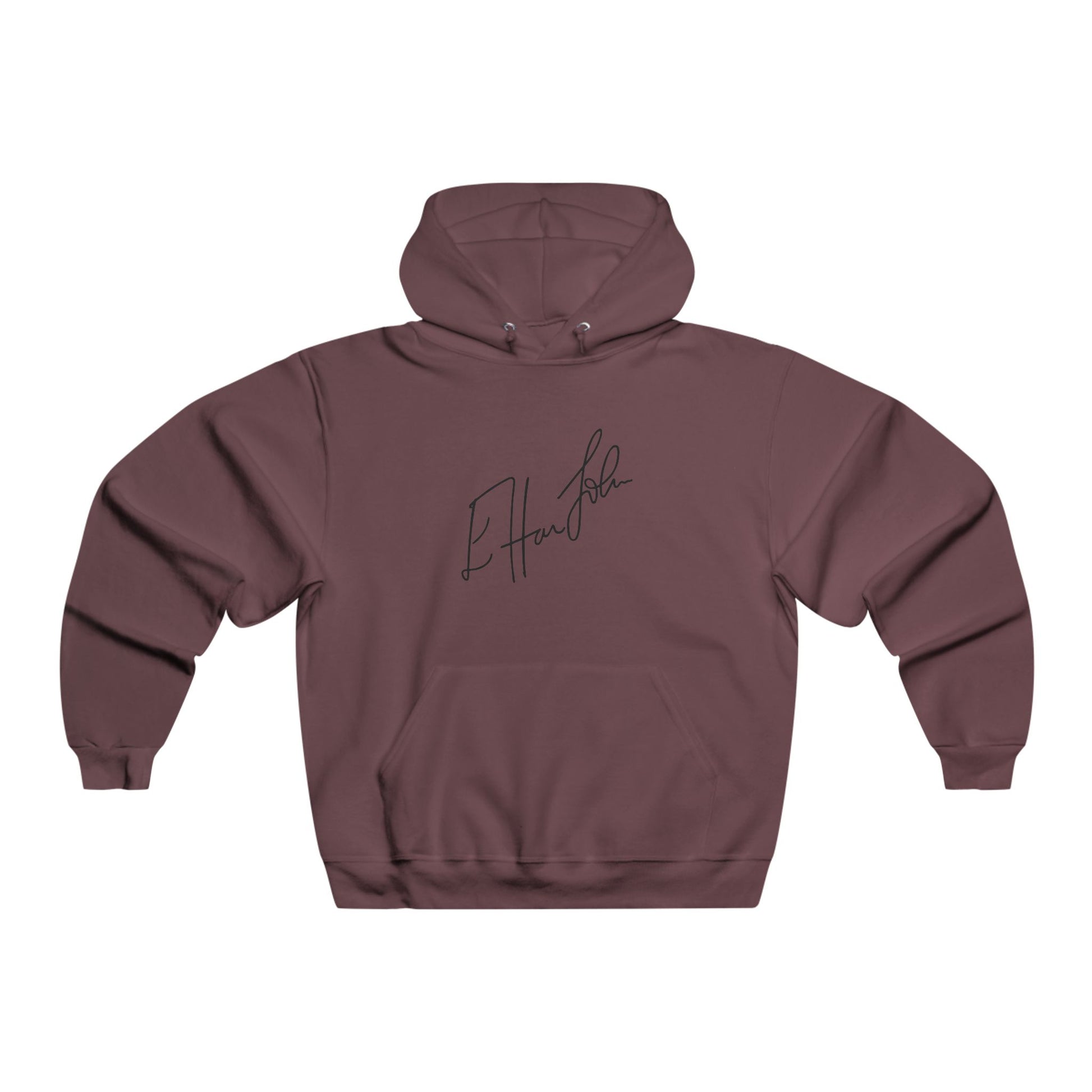 Rainbow Hat Illustration Men's NUBLEND® Hooded Sweatshirt - snazzymerch