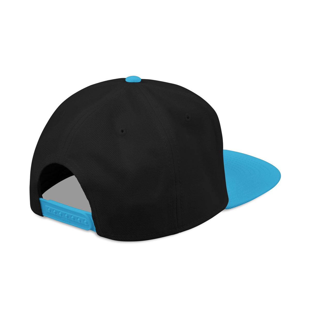Orange Lightning Text Logo Snapback Cap Printify