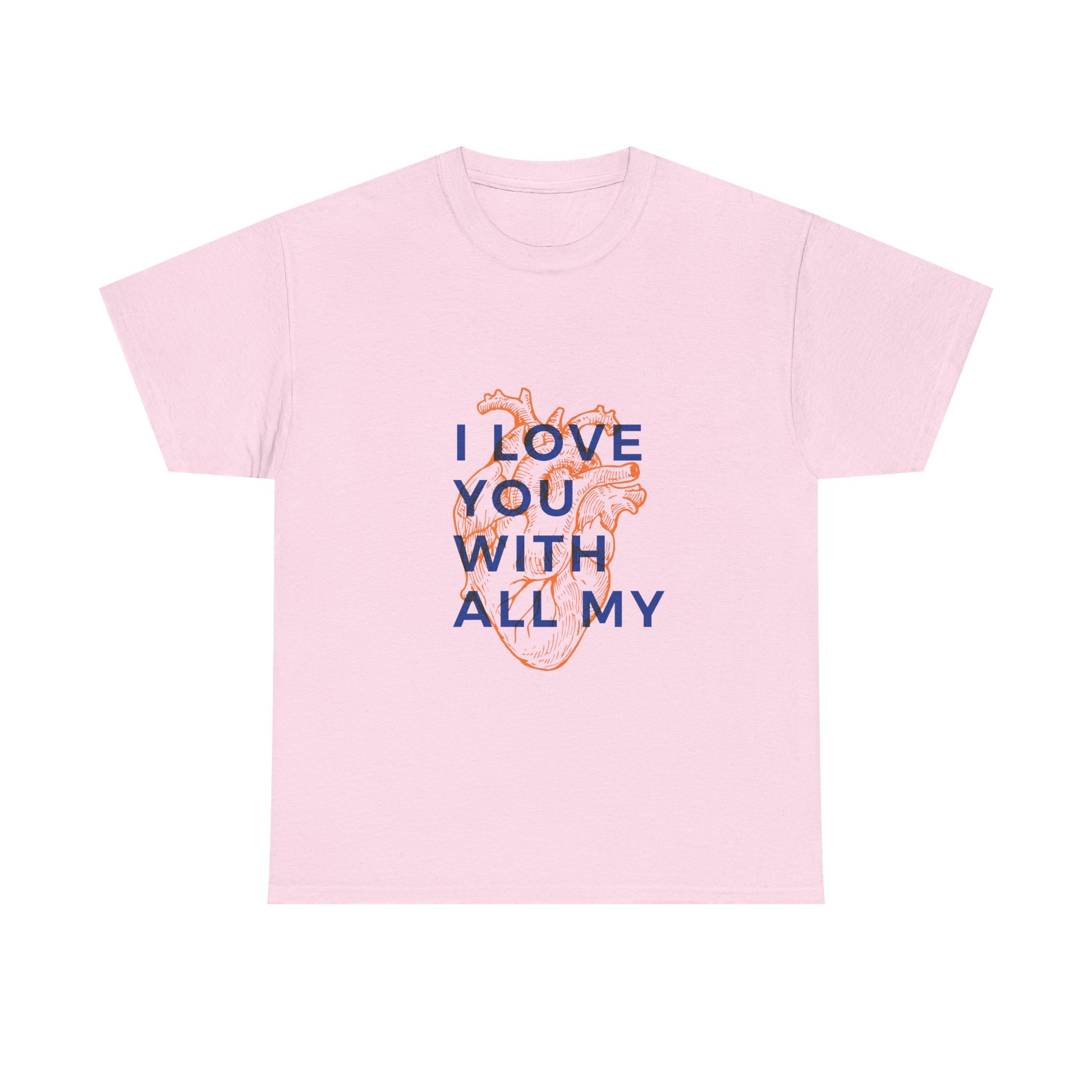 All My Heart Anatomical Art Unisex Heavy Cotton Tee - snazzymerch