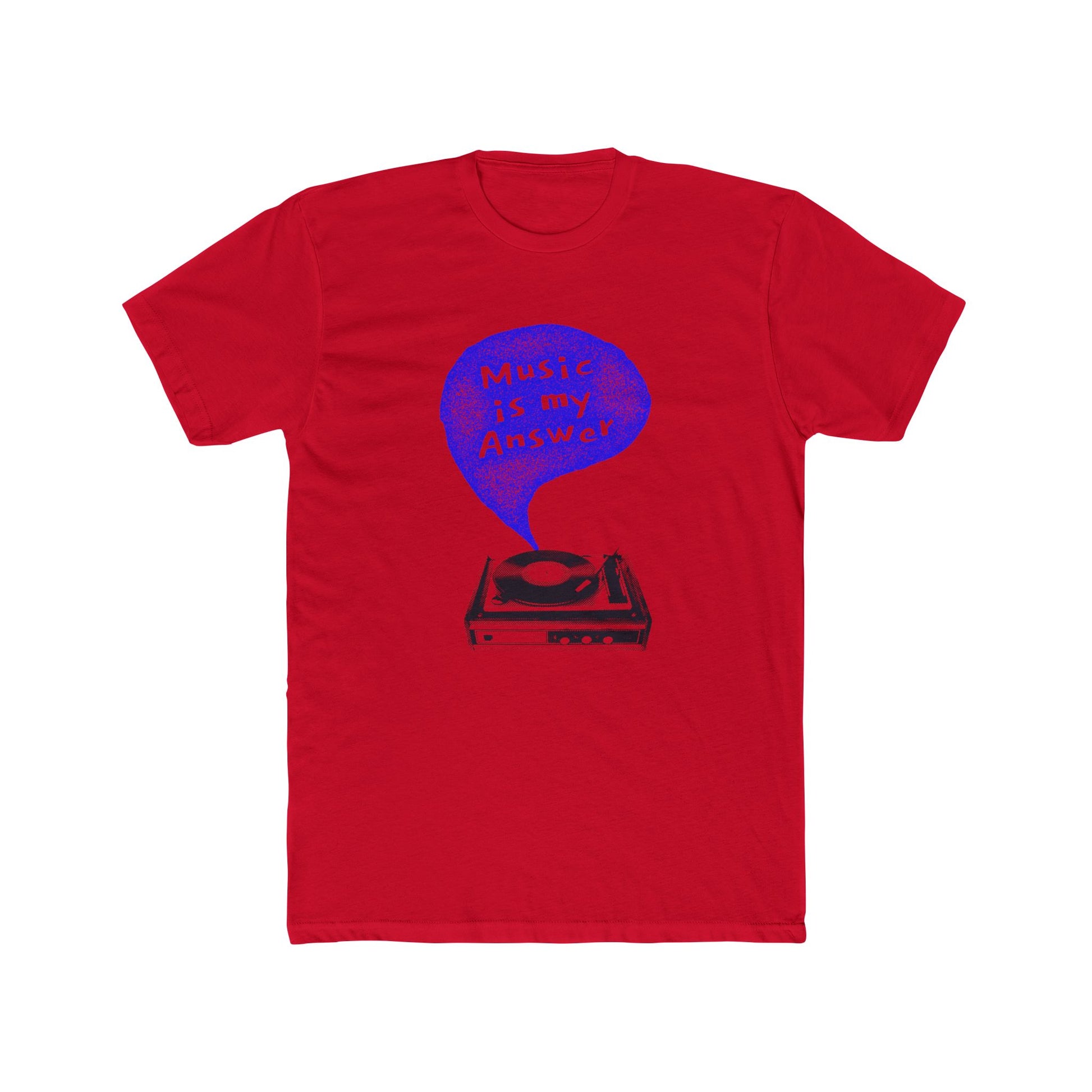 Music Is My Answer Unisex Cotton Tee - snazzymerch