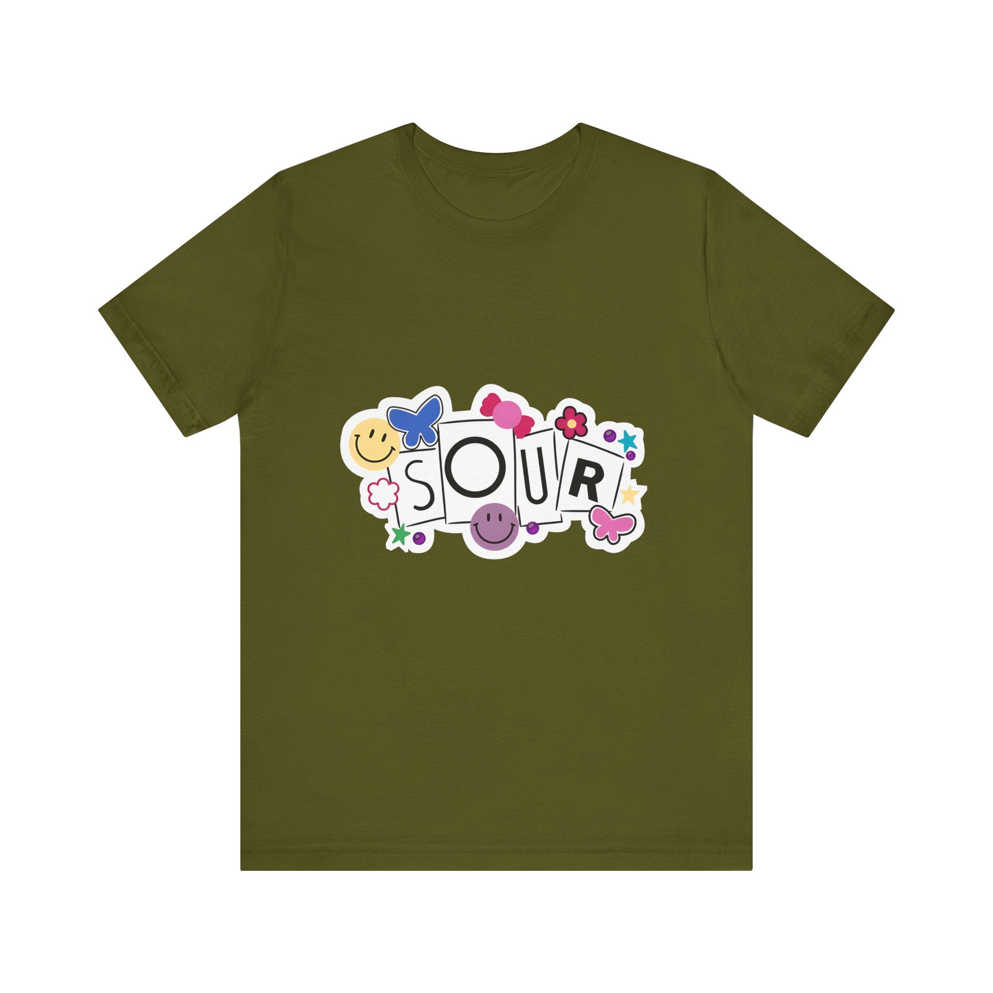 Olivia Rodrigo Unisex Jersey Short Sleeve Tee - Sour – snazzymerch