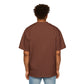 Candy Cane Heart Men's Heavy Oversized Tee – Limited Christmas Sale Edition Printify