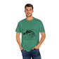 Bold Outline Typography Unisex Garment-Dyed T-shirt - snazzymerch
