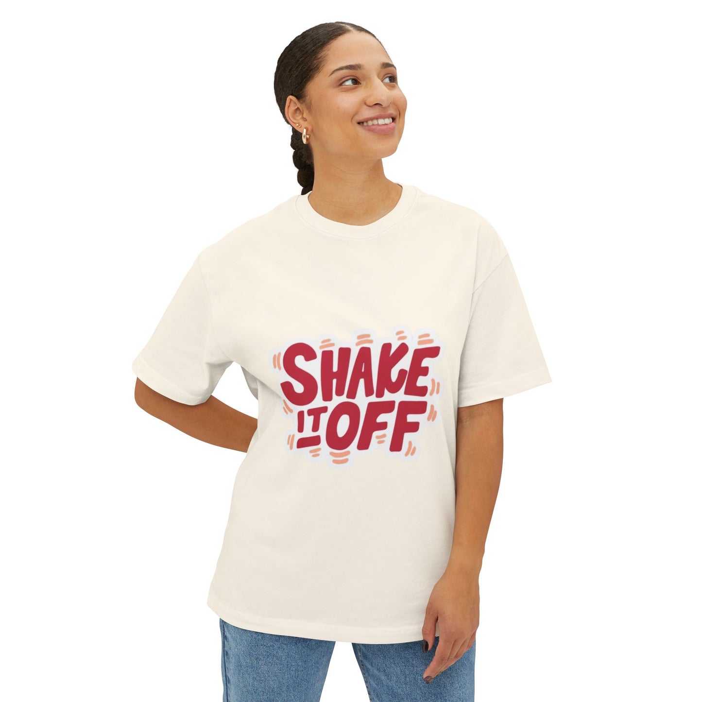 Swift Era Vibes Unisex Oversized Boxy Tee Printify