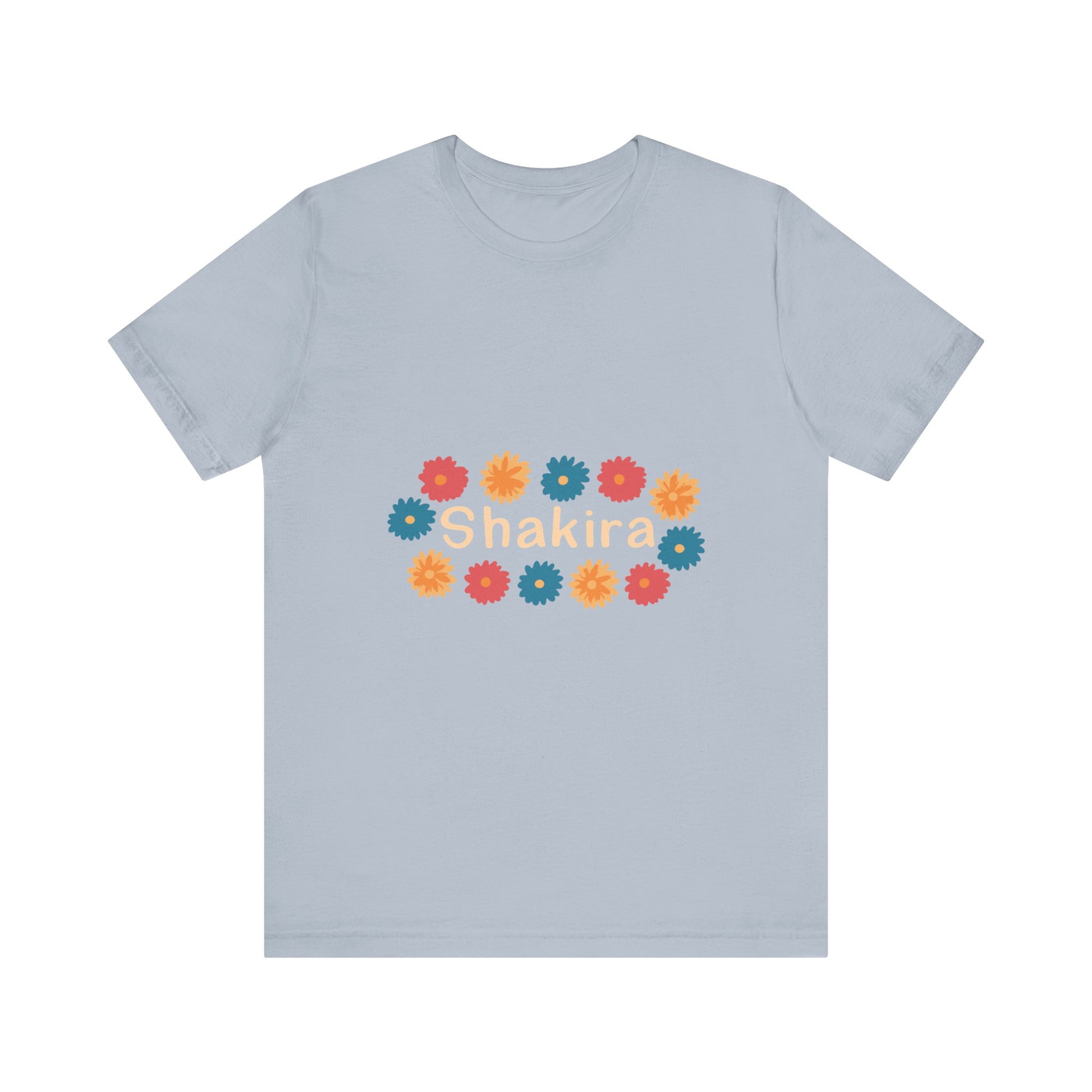Retro Floral Groove Unisex jersey short sleeve tee Printify