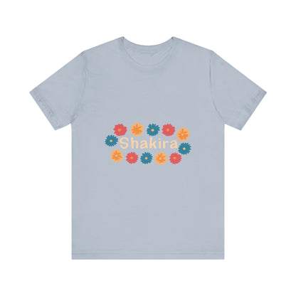 Retro Floral Groove Unisex jersey short sleeve tee Printify