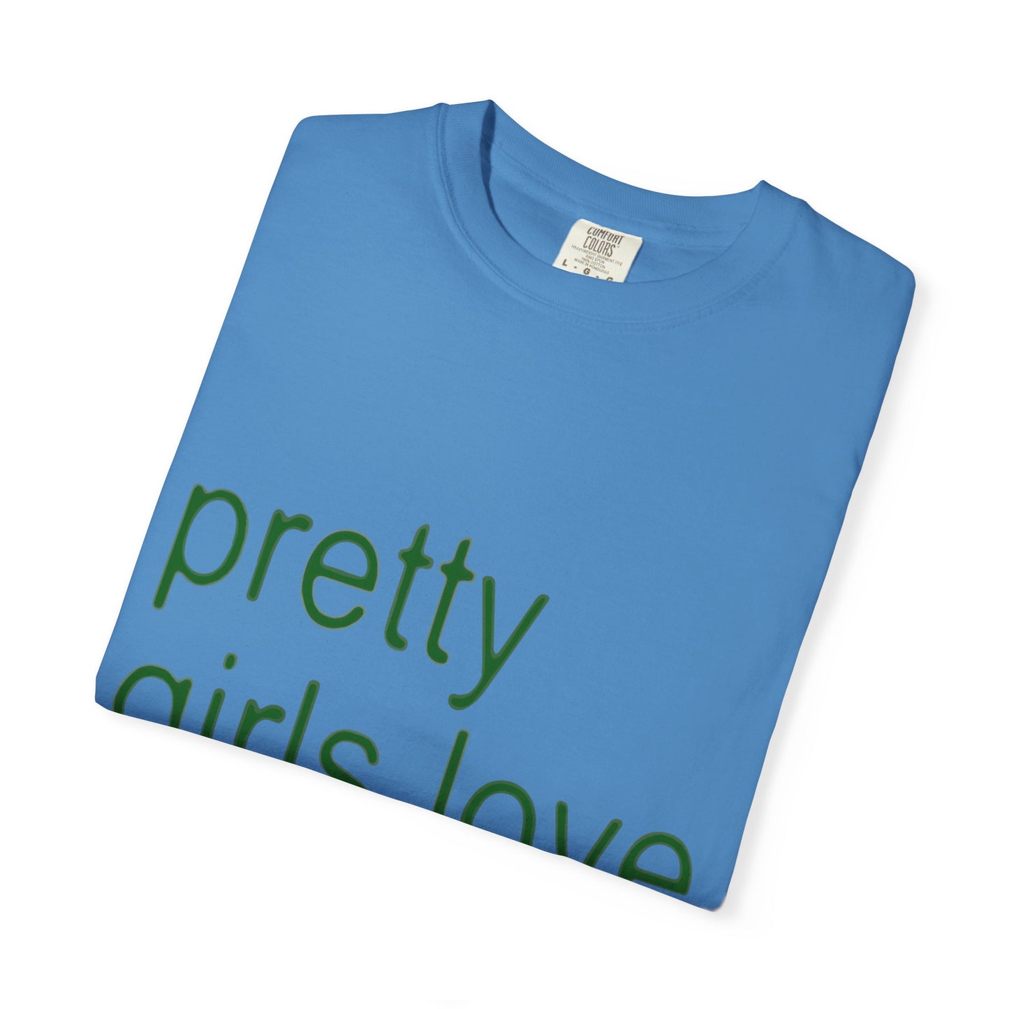 Green Text Statement Unisex Garment-Dyed T-shirt - snazzymerch