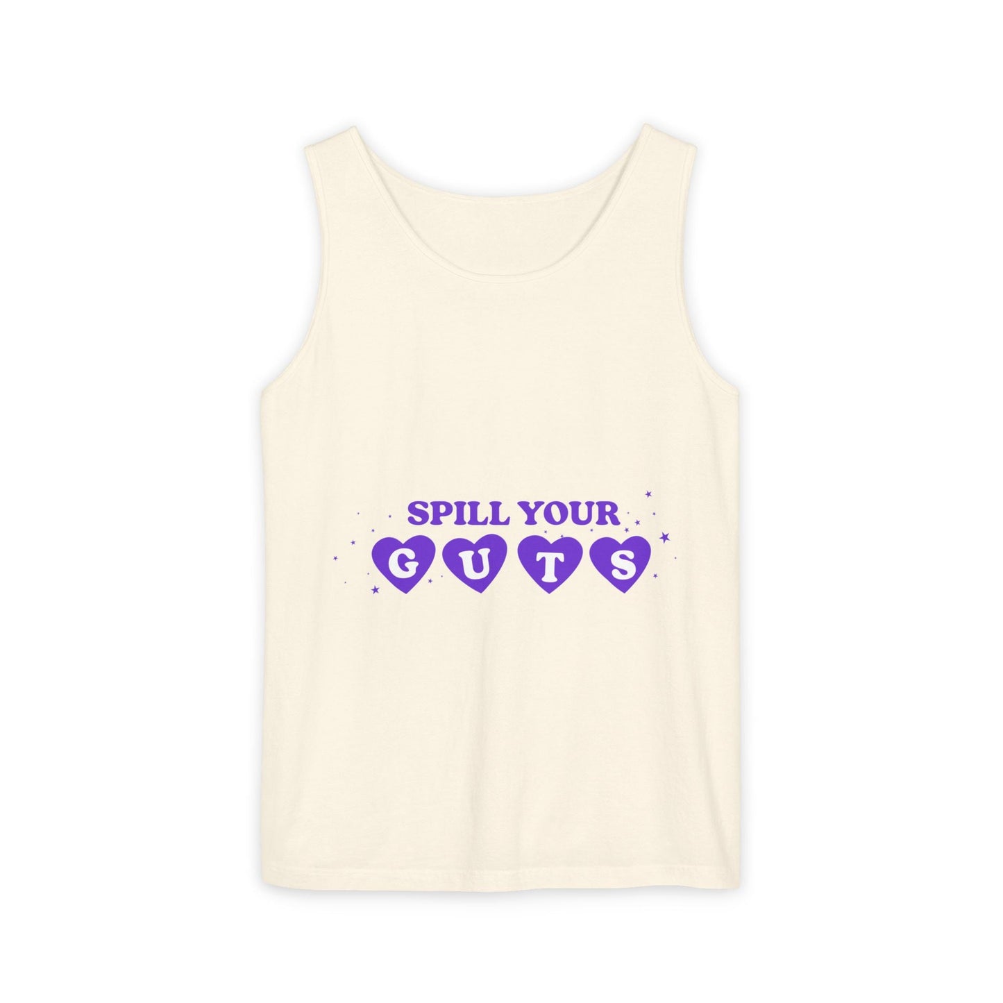 Spill Your Guts Heart-Dyed Tank Top Printify