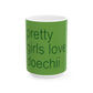Green Text Statement Ceramic Mug, (11oz, 15oz) - snazzymerch
