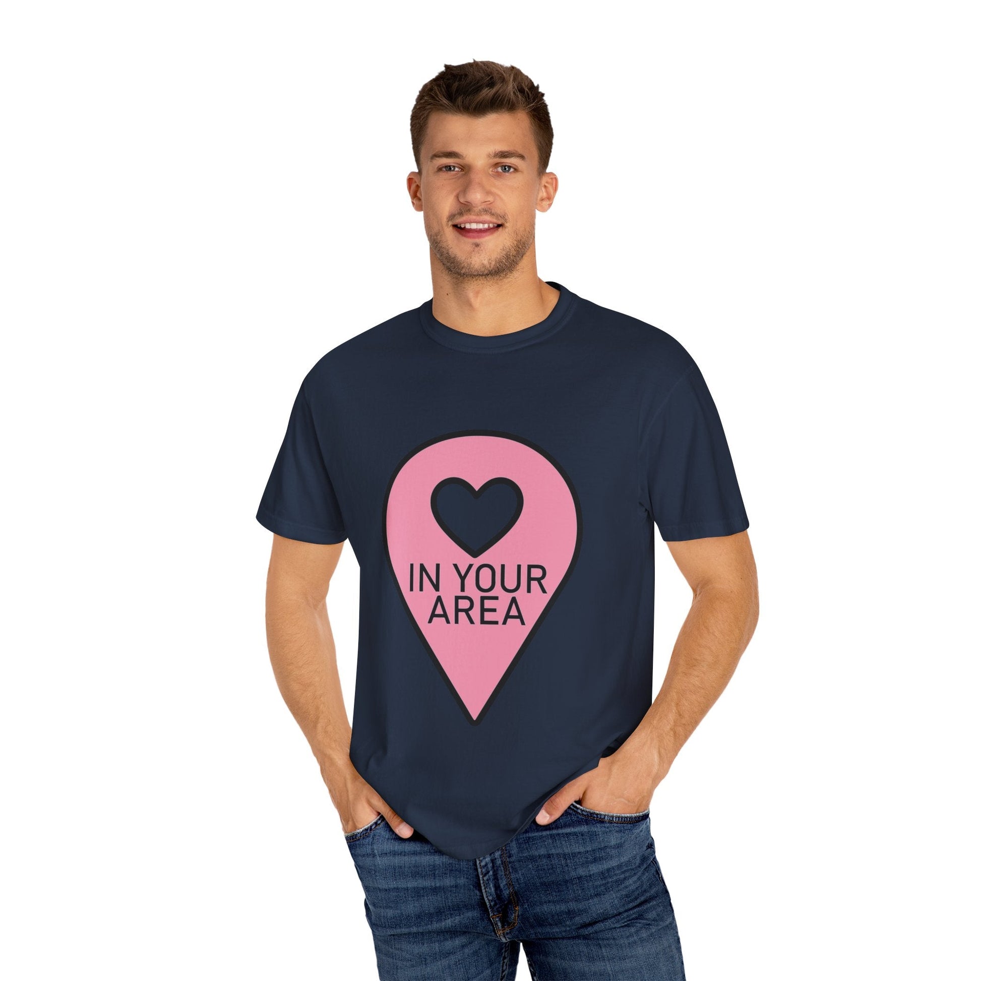In Your Area Pin Marker – Dyed T-shirt Printify