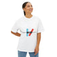 Parallel Vibe Unisex Oversized Boxy Tee - snazzymerch