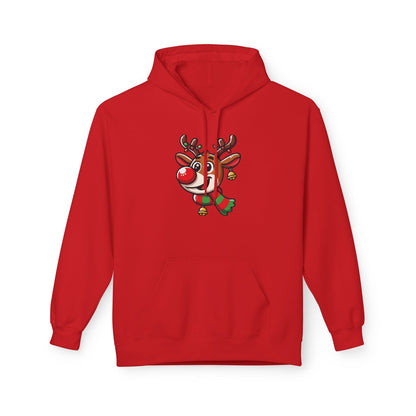 Cute Cartoon Rudolph Hoodie – Christmas Special Printify