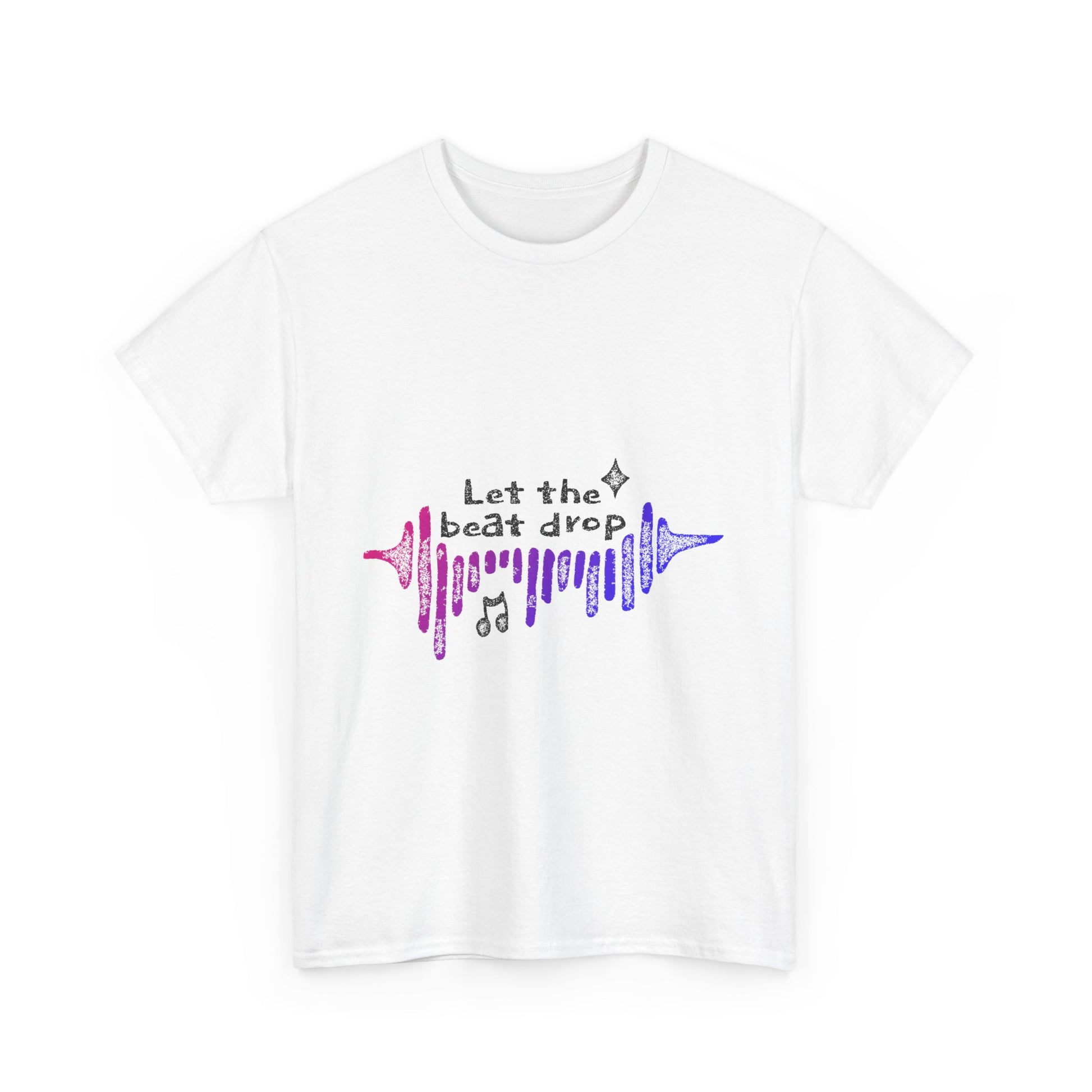 Bold Beats Visualizer Unisex Heavy cotton tee Printify