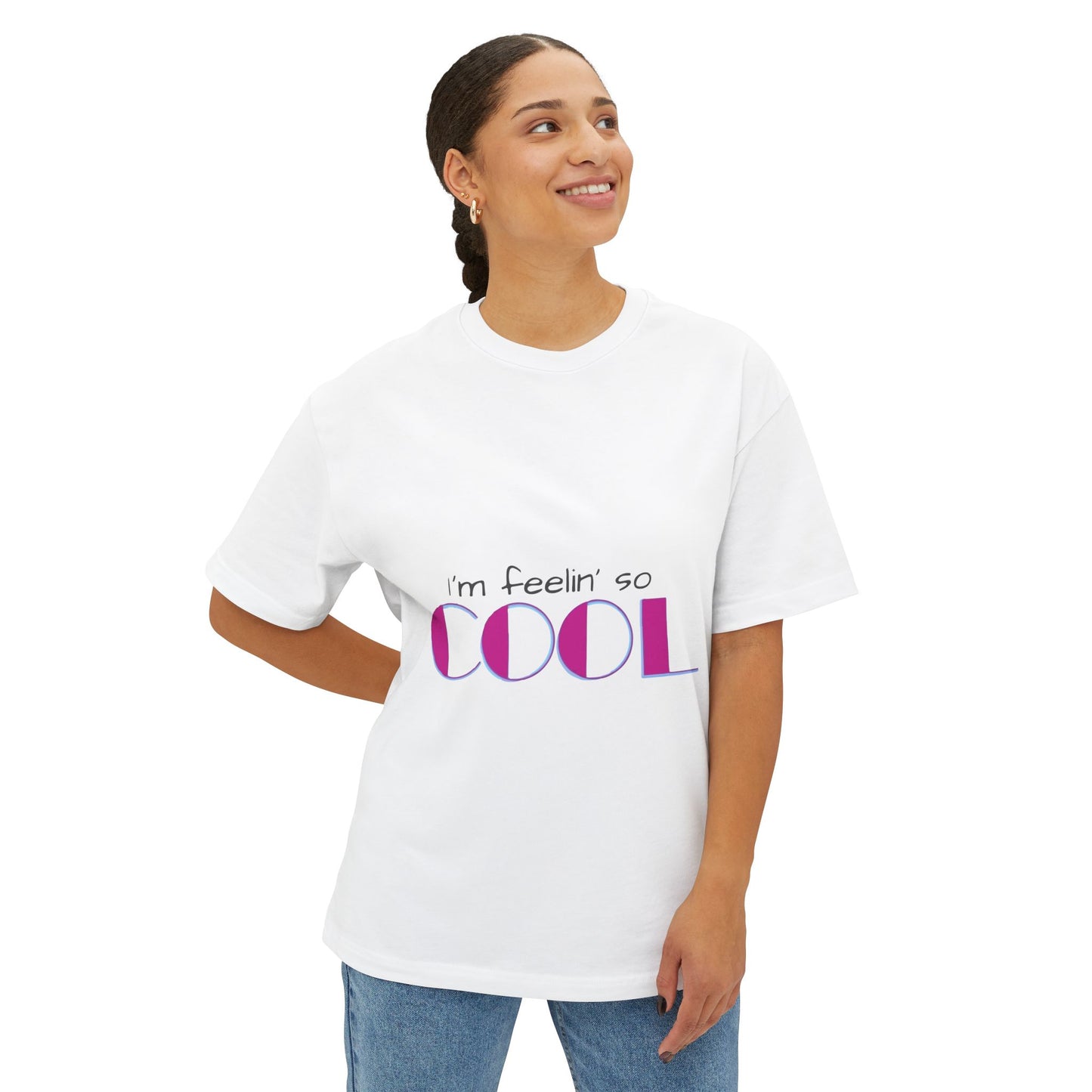 Minimal Quote Unisex Oversized Boxy Tee - snazzymerch