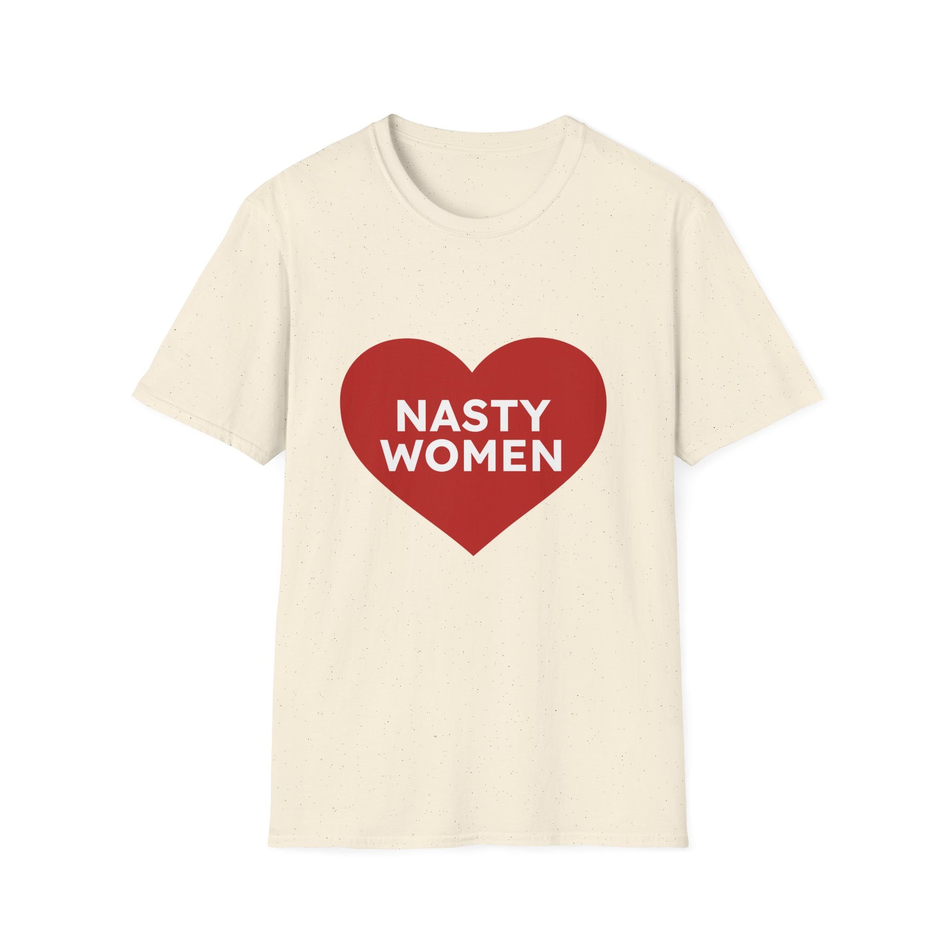 Nasty Women Heart - Unisex Softstyle T-shirt Printify