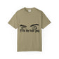 Billie Eilish Inspired Dyed T-shirt – Eyes & Shadows Gothic Edition Printify
