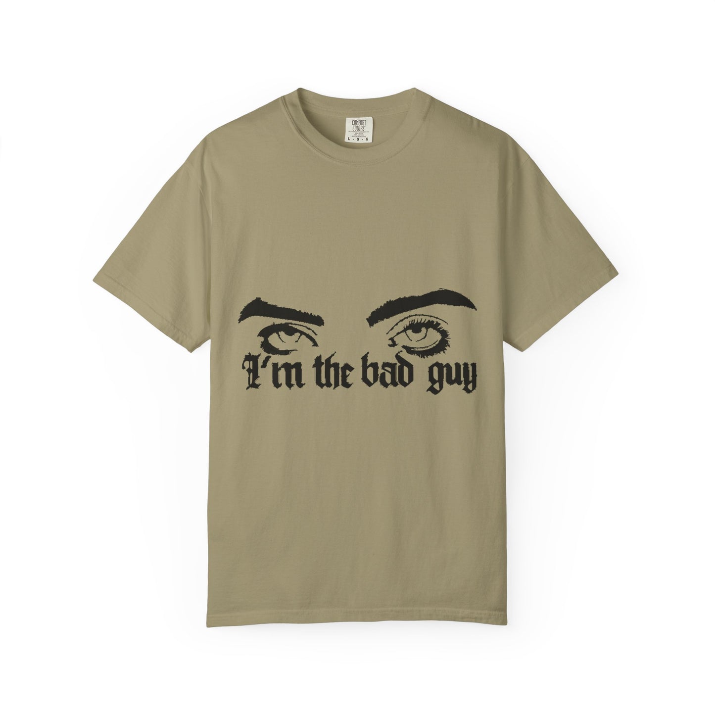 Billie Eilish Inspired Dyed T-shirt – Eyes & Shadows Gothic Edition Printify