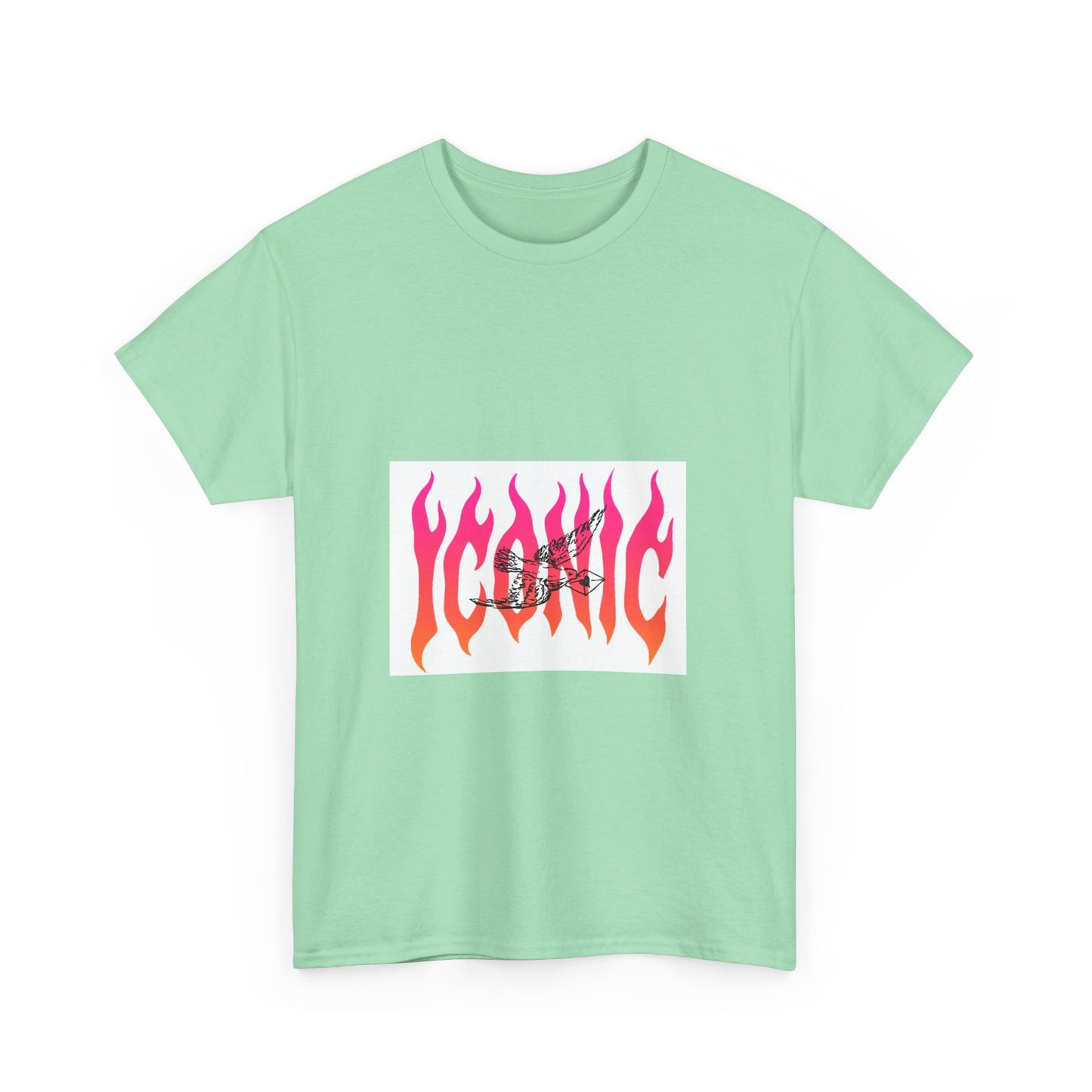 Flame Flight Iconic Unisex Heavy cotton tee Printify