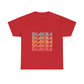 Retro Pop Lines Unisex Heavy cotton tee Printify