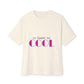 Minimal Quote Unisex Oversized Boxy Tee - snazzymerch