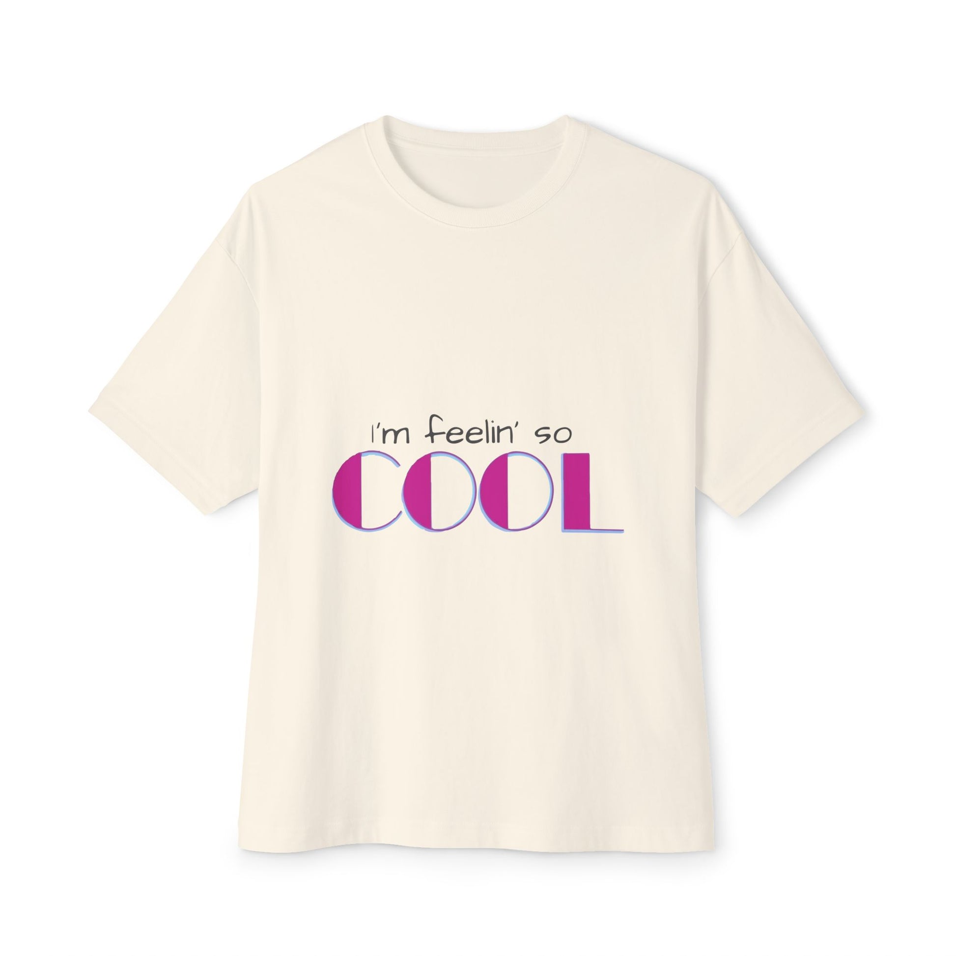 Minimal Quote Unisex Oversized Boxy Tee - snazzymerch