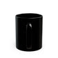 Lizard Lettering Black Mug (11oz, 15oz) - snazzymerch