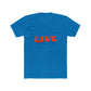 Retro Live Lettering Print Unisex Cotton Tee - snazzymerch
