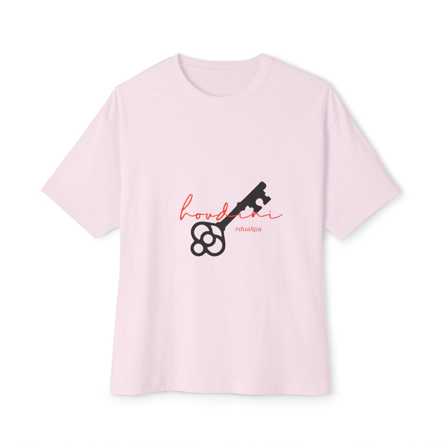 Cursive Spell “Houdini” Unisex Oversized Boxy Tee - snazzymerch