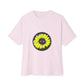 Bloom Aura Unisex Oversized Boxy Tee - snazzymerch