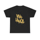 Golden Brush Script Unisex Cotton Tee Printify