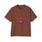 Candy Cane Loading Bar Men's Heavy Oversized Tee – Christmas Sale Edition Printify