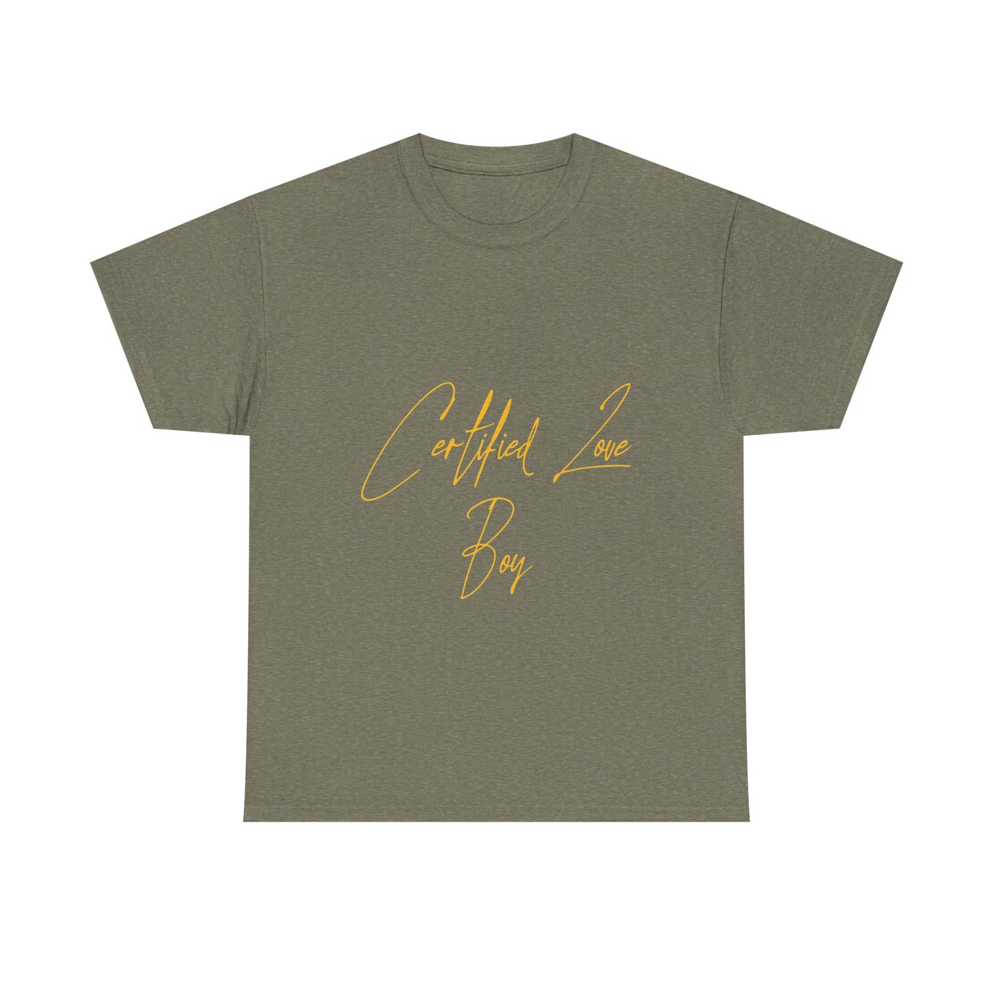 Certified Lover Boy Script Heavy Cotton Tee Printify