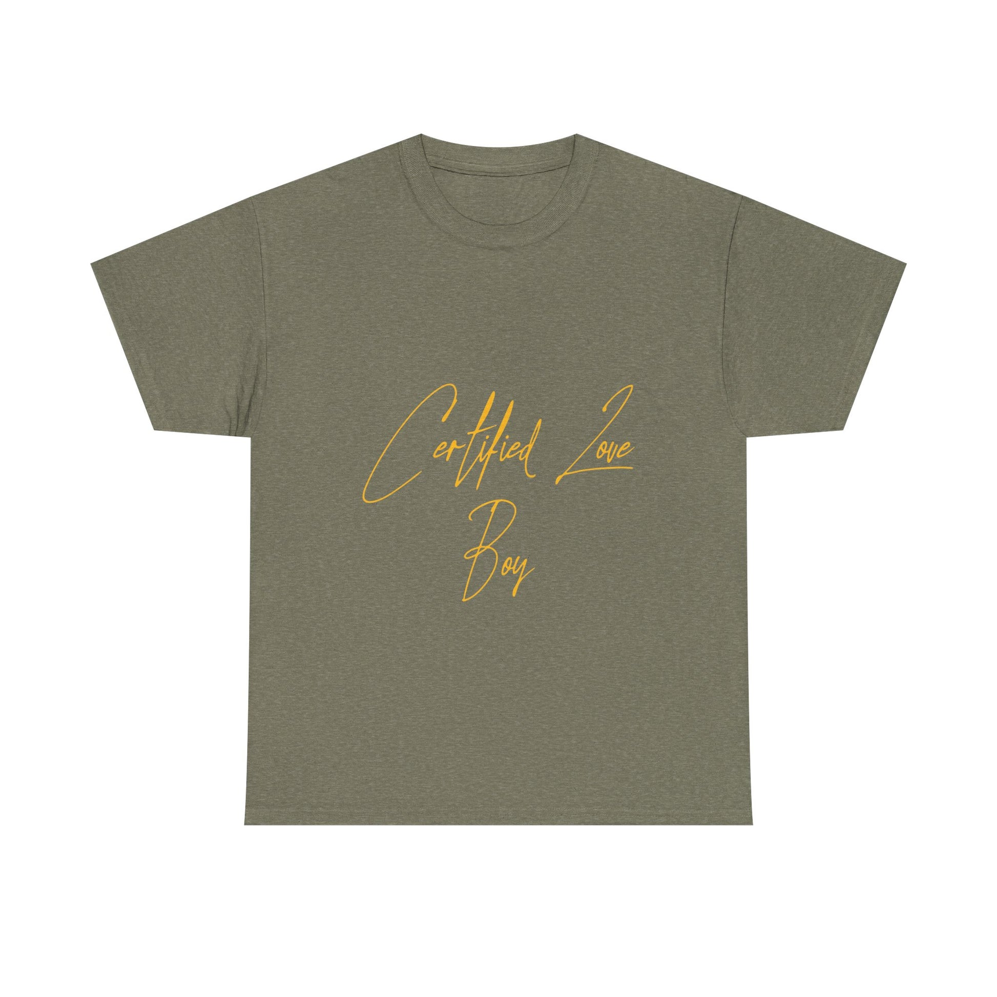 Certified Lover Boy Script Heavy Cotton Tee Printify
