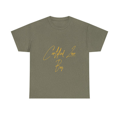 Certified Lover Boy Script Heavy Cotton Tee Printify