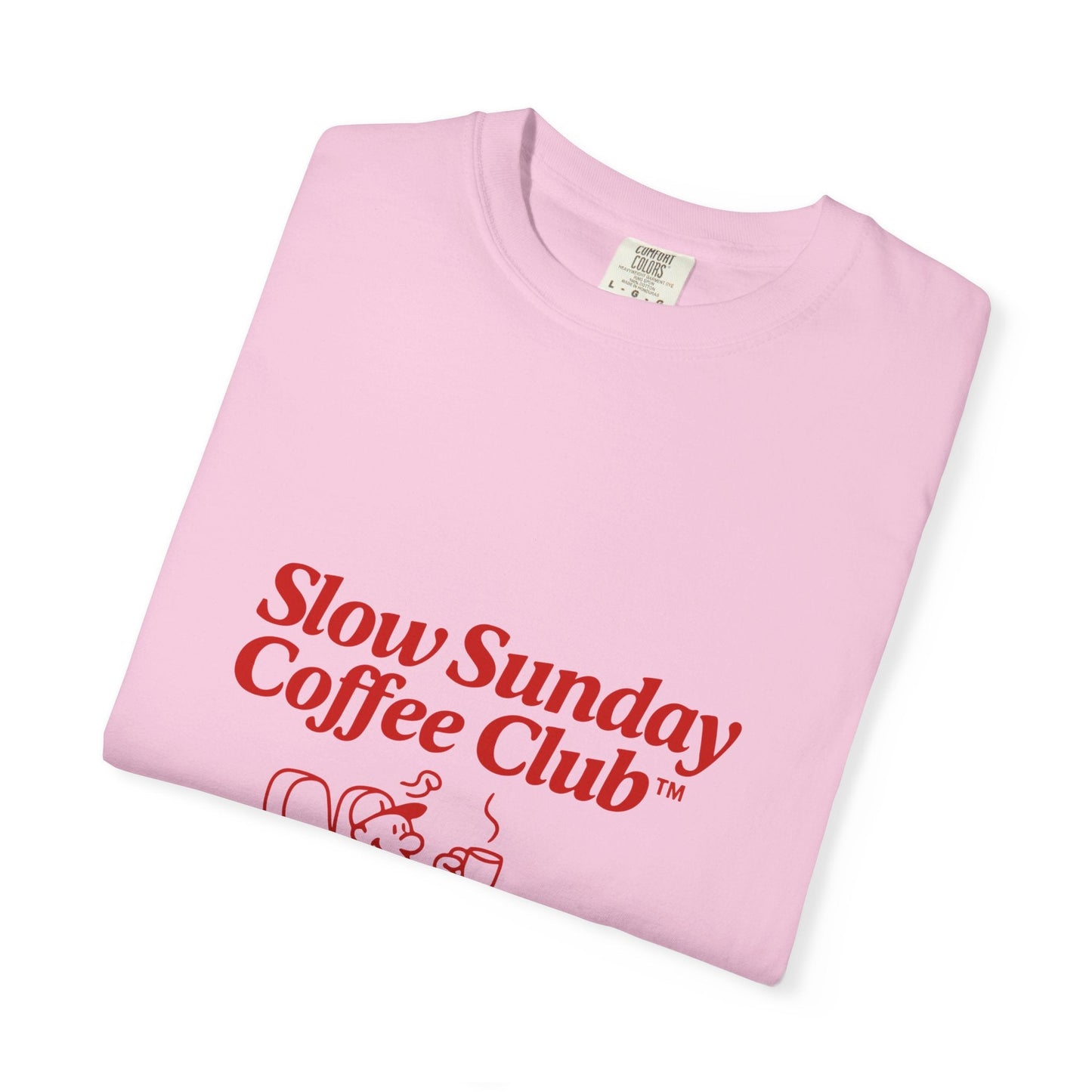 Unisex Garment-Dyed T-shirt – Snazzy Coffe Club Edition Printify