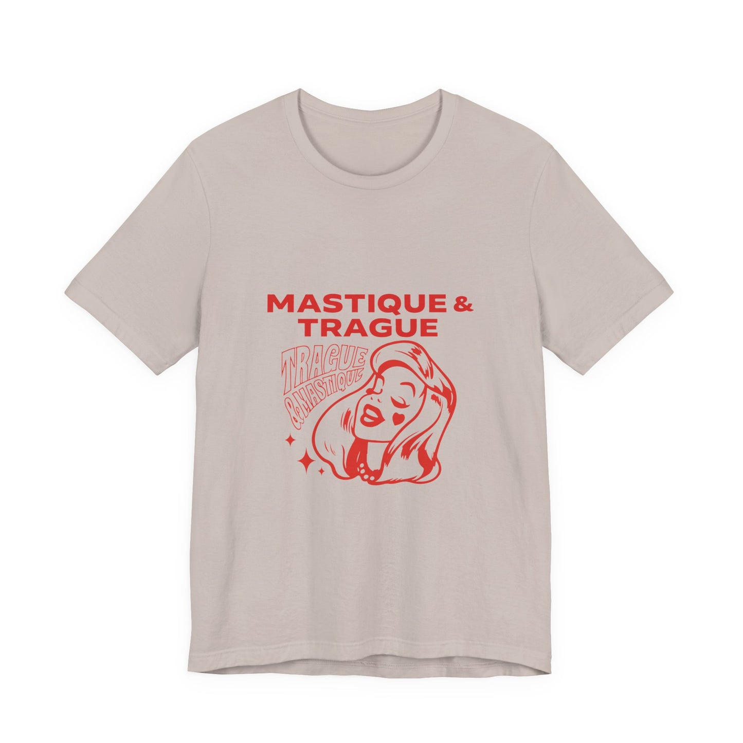 Fierce Femme in Red Unisex jersey short sleeve tee Printify