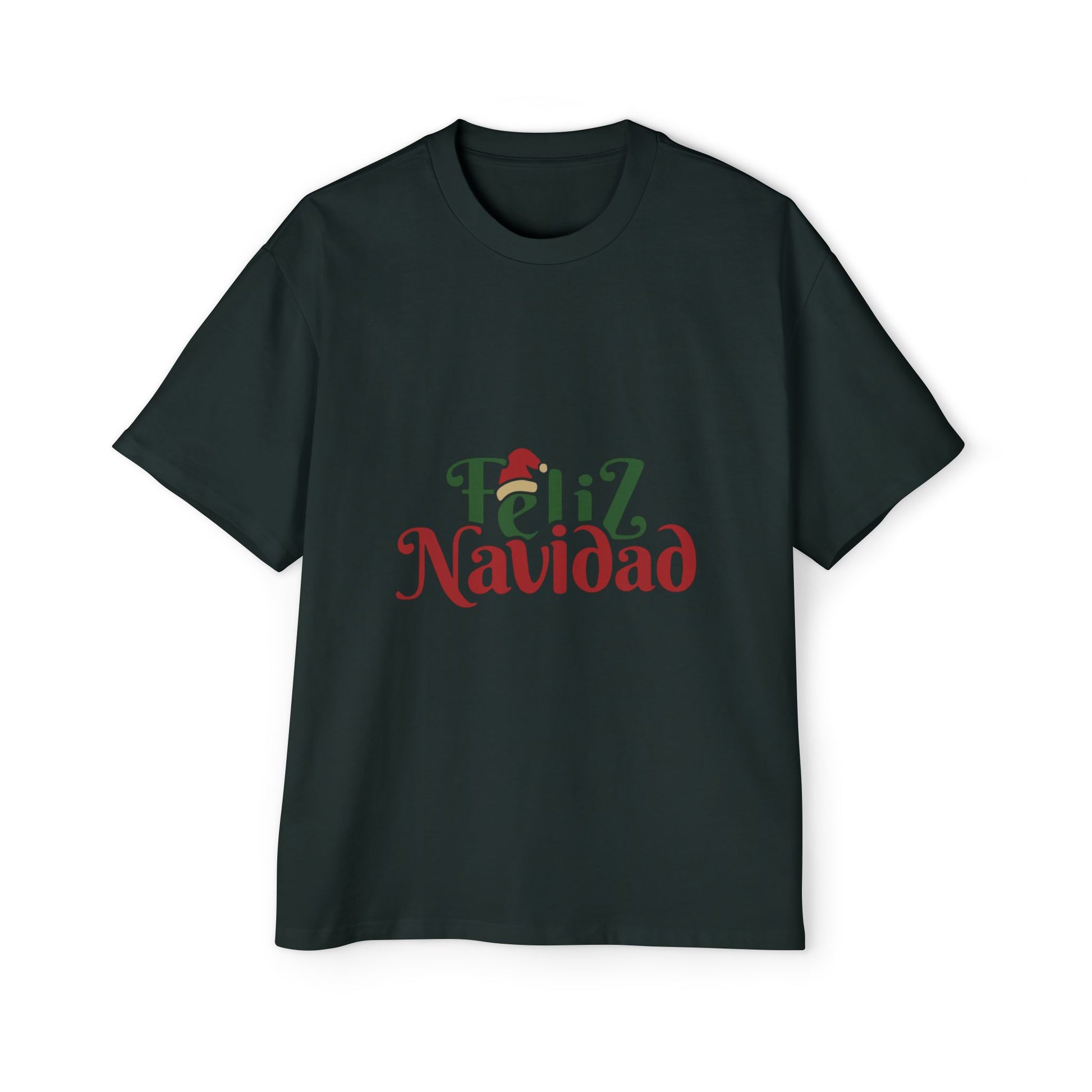 Feliz Navidad Oversized Tee – Festive Spanish Christmas T-Shirt Printify