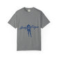 Bolt Silhouette-Unisex Dyed Tshirt Printify