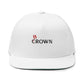 Abstract Red Flag Typography Fill Bill cap - snazzymerch