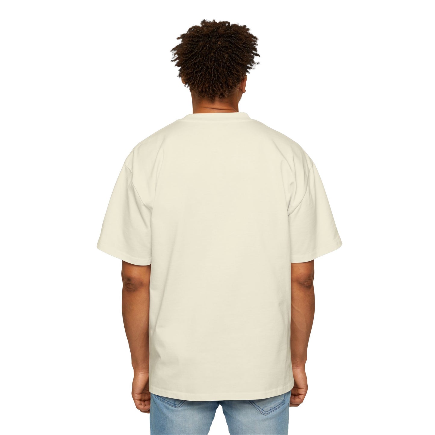 Happy Times Gradient Men's Heavy Oversized Tee - snazzymerch
