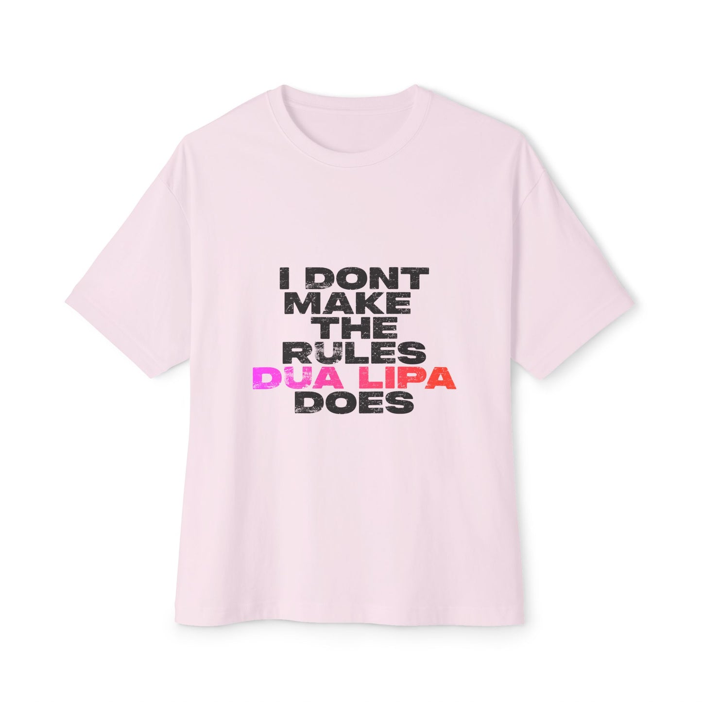 Retro Fade Letter Unisex Oversized Boxy Tee - snazzymerch