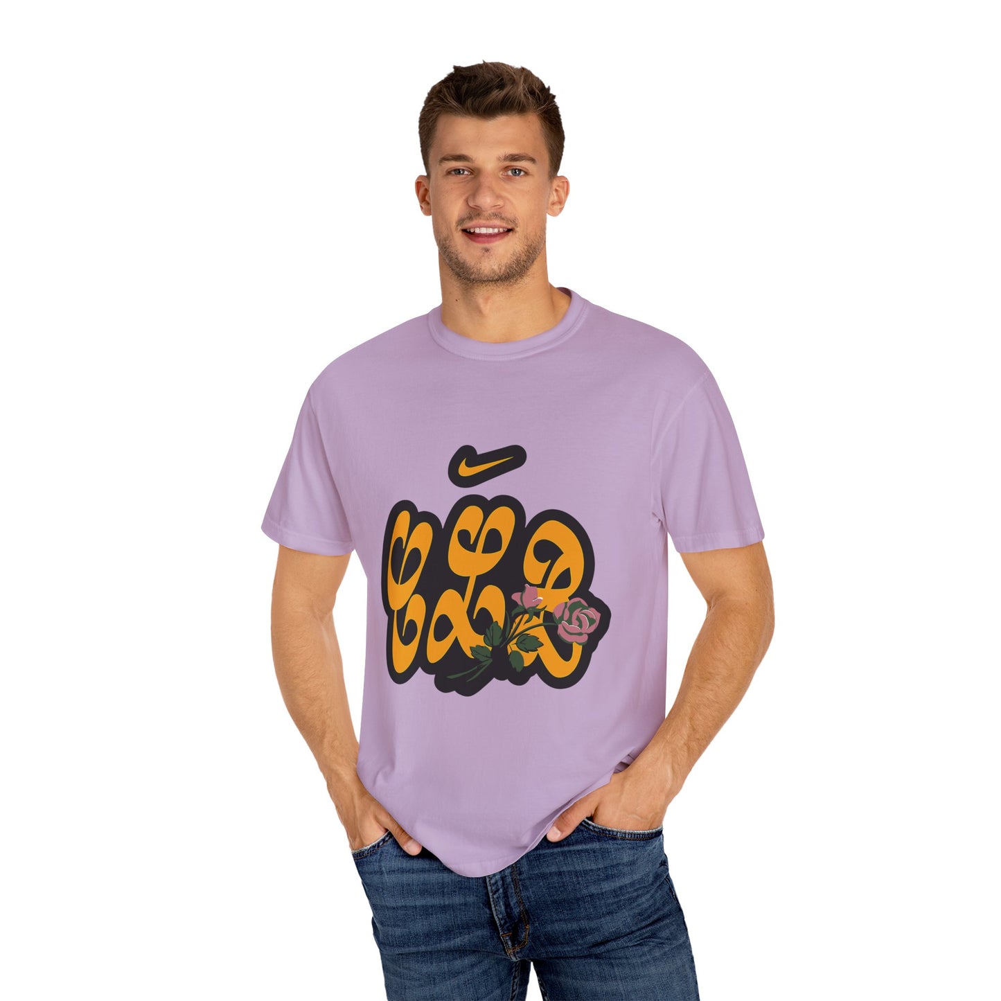 CLB Rose Bloom Dyed Tshirt Printify