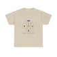 Colorful Planetary Orbit Diagram Unisex Cotton Tee Printify