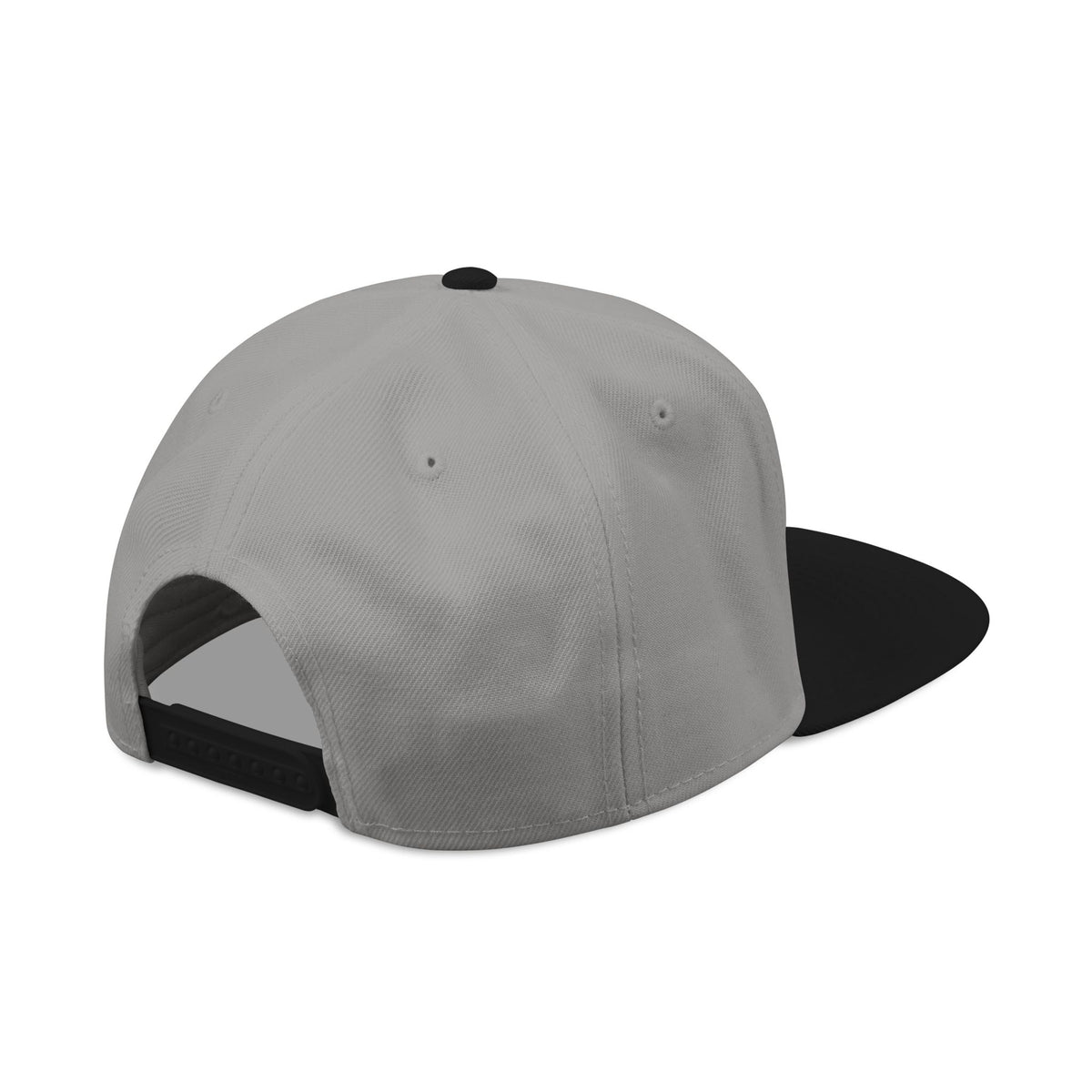 Orange Lightning Text Logo Snapback Cap Printify
