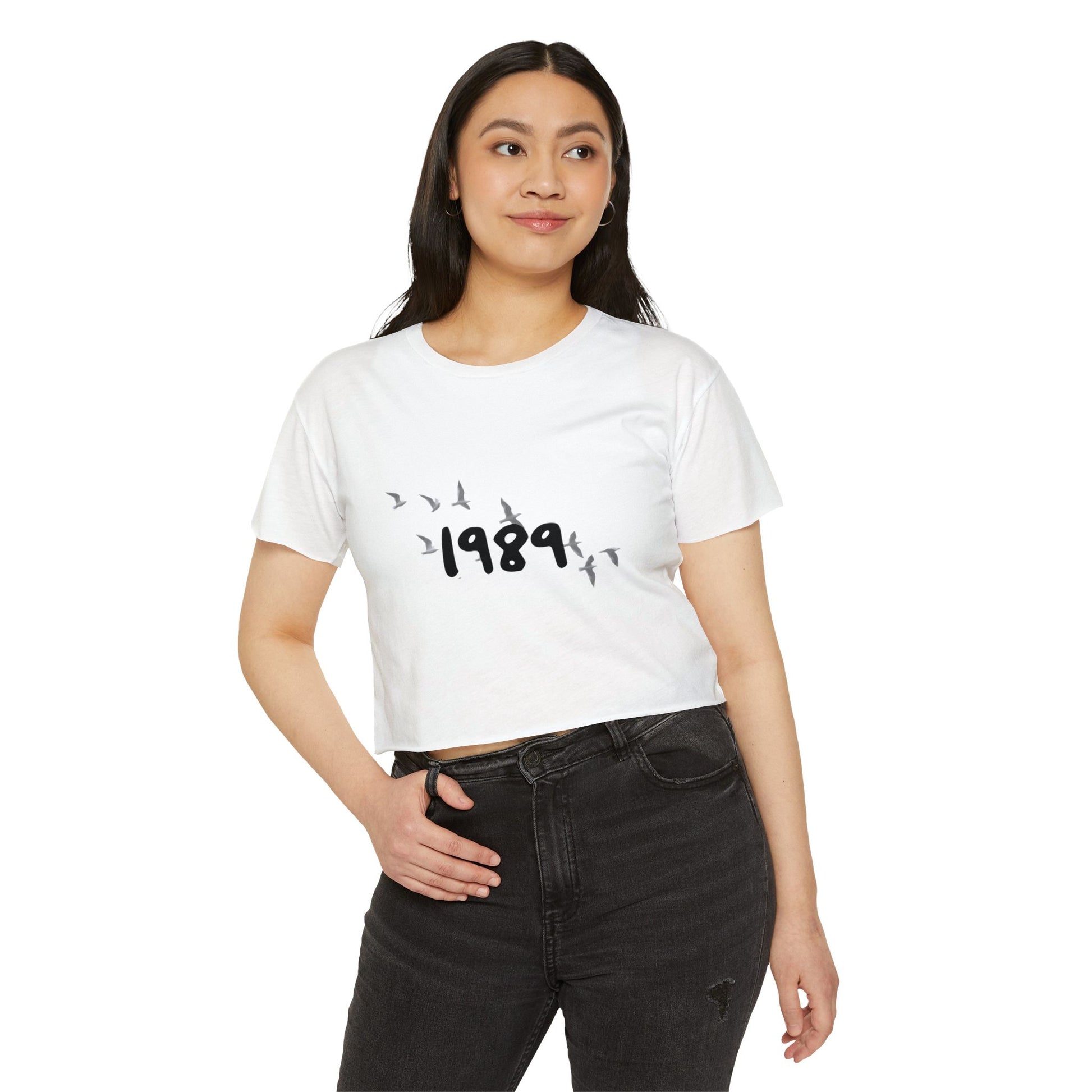Wings of '89 Women's Festival Crop Top - snazzymerch