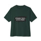 Stand Tall Live Free Unisex oversized Boxy Tee - snazzymerch