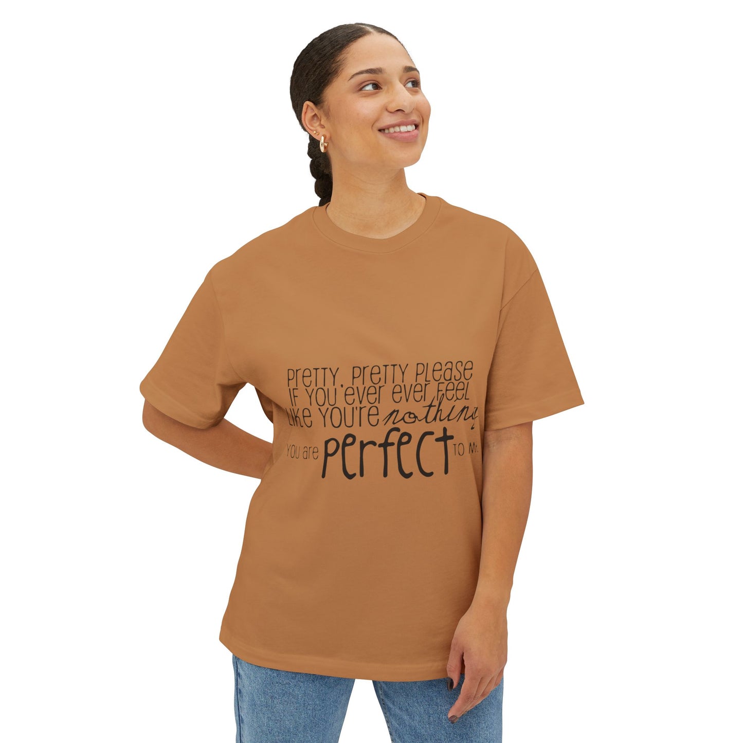 Fearless Vibes Unisex Oversized Boxy Tee - snazzymerch