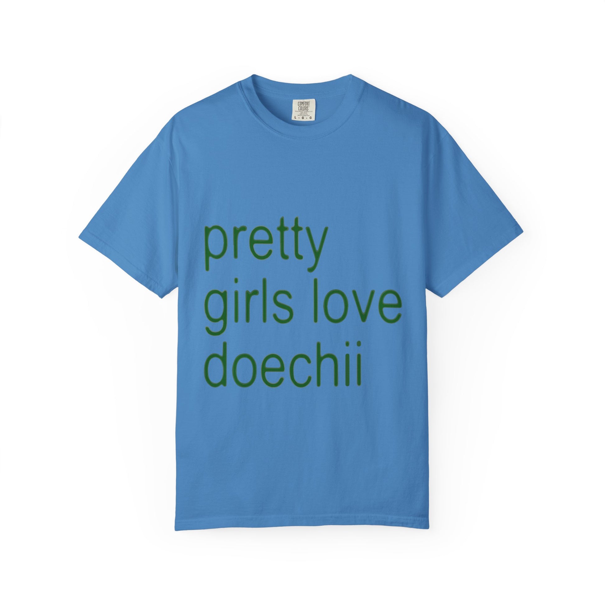 Green Text Statement Unisex Garment-Dyed T-shirt - snazzymerch